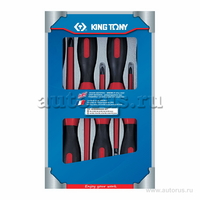 Набор отверток в коробке, диэлектрические, 7 предметов KING TONY 30617MR